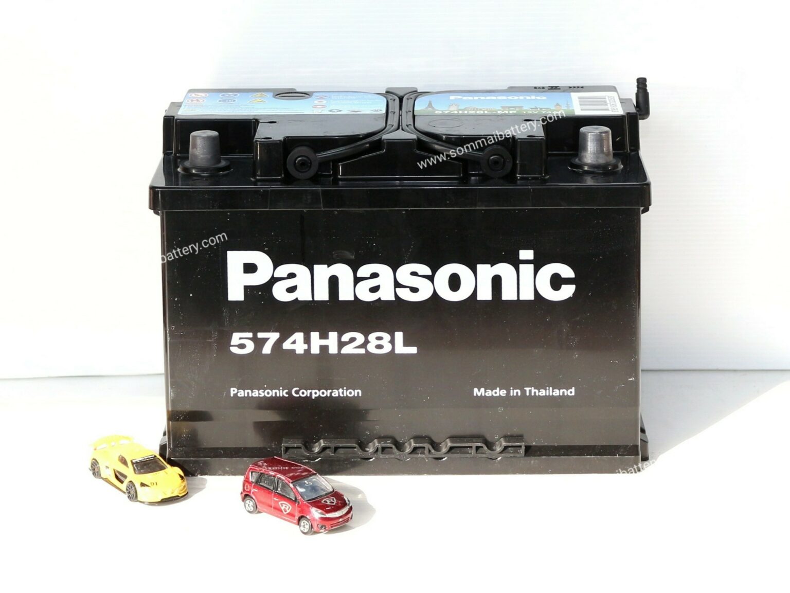 แบตเตอรี่ Panasonic 574H28L 74 ah ราคา 2,700 ส่งฟรีถึงบ้าน รูดบัตรถึงที่